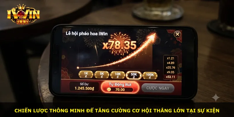 Chiến lược thông minh để tăng cường cơ hội thắng lớn tại sự kiện