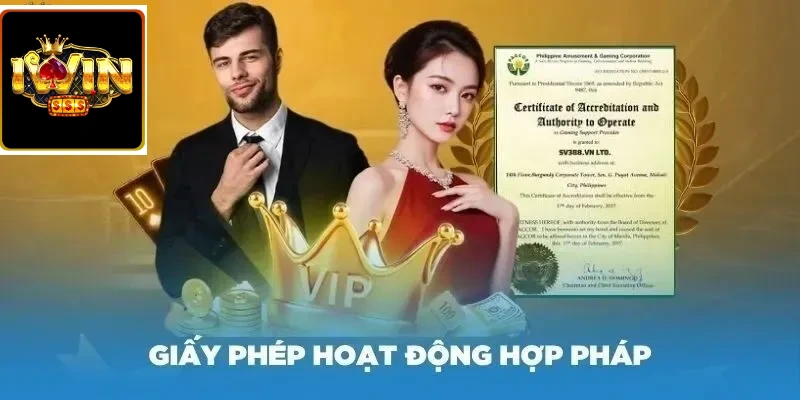 Giấy phép từ cơ quan quốc tế uy tín