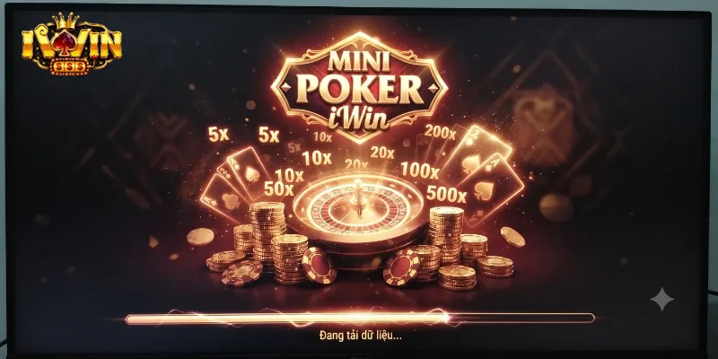 Mini Poker IWin Trải Nghiệm Quay Hũ Cực Vui Với Tỷ Lệ Thưởng Hấp Dẫn