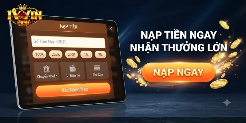 Nạp Tiền IWin Nhanh Chóng Và An Toàn Cho Mọi Tài Khoản Game Thủ
