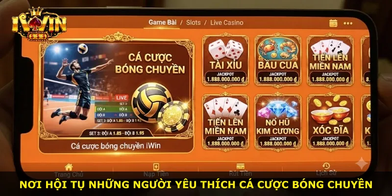 Nơi hội tụ những người yêu thích cá cược bóng chuyền