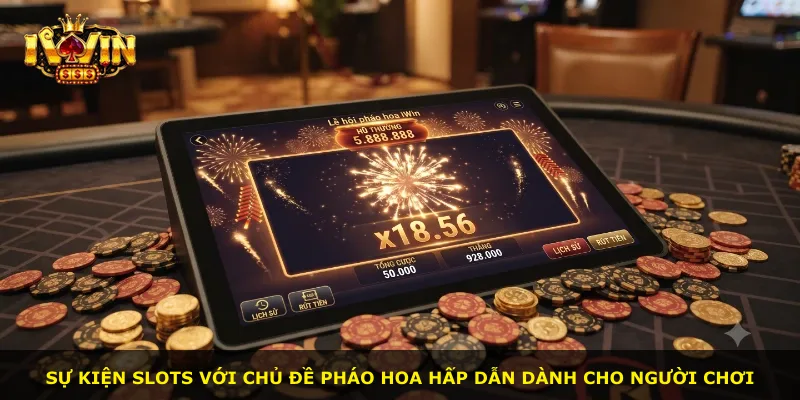 Sự kiện slots với chủ đề pháo hoa hấp dẫn dành cho người chơi
