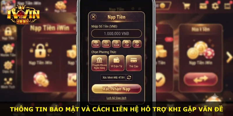 Thông tin bảo mật và cách liên hệ hỗ trợ khi gặp vấn đề