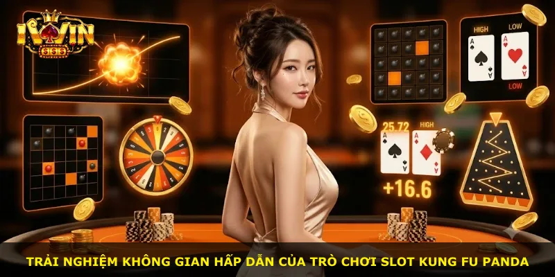 Trải nghiệm không gian hấp dẫn của trò chơi slot Kung Fu Panda